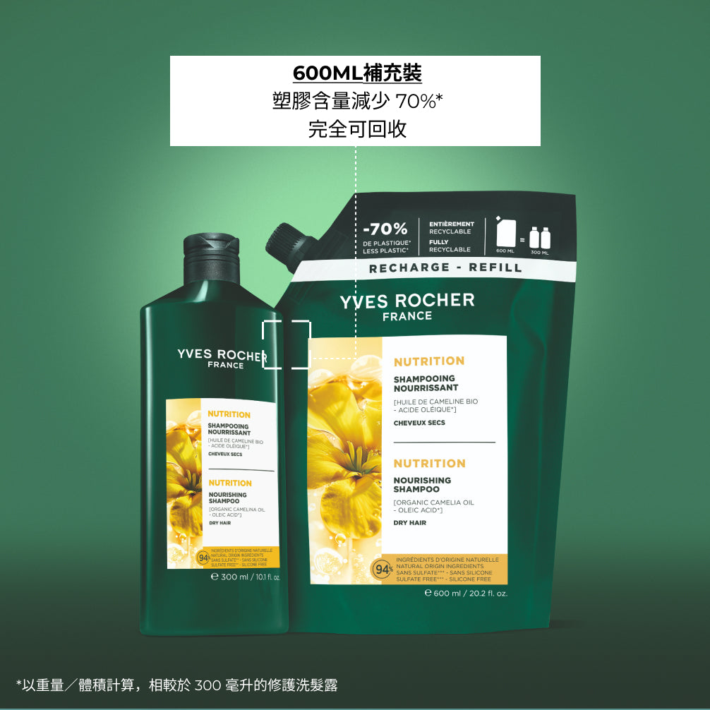 亞麻薺深層滋潤洗髮露補充裝 600ml