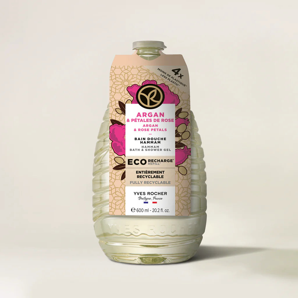 Eco-Refill Argan & Rose Shower Gel 600ml