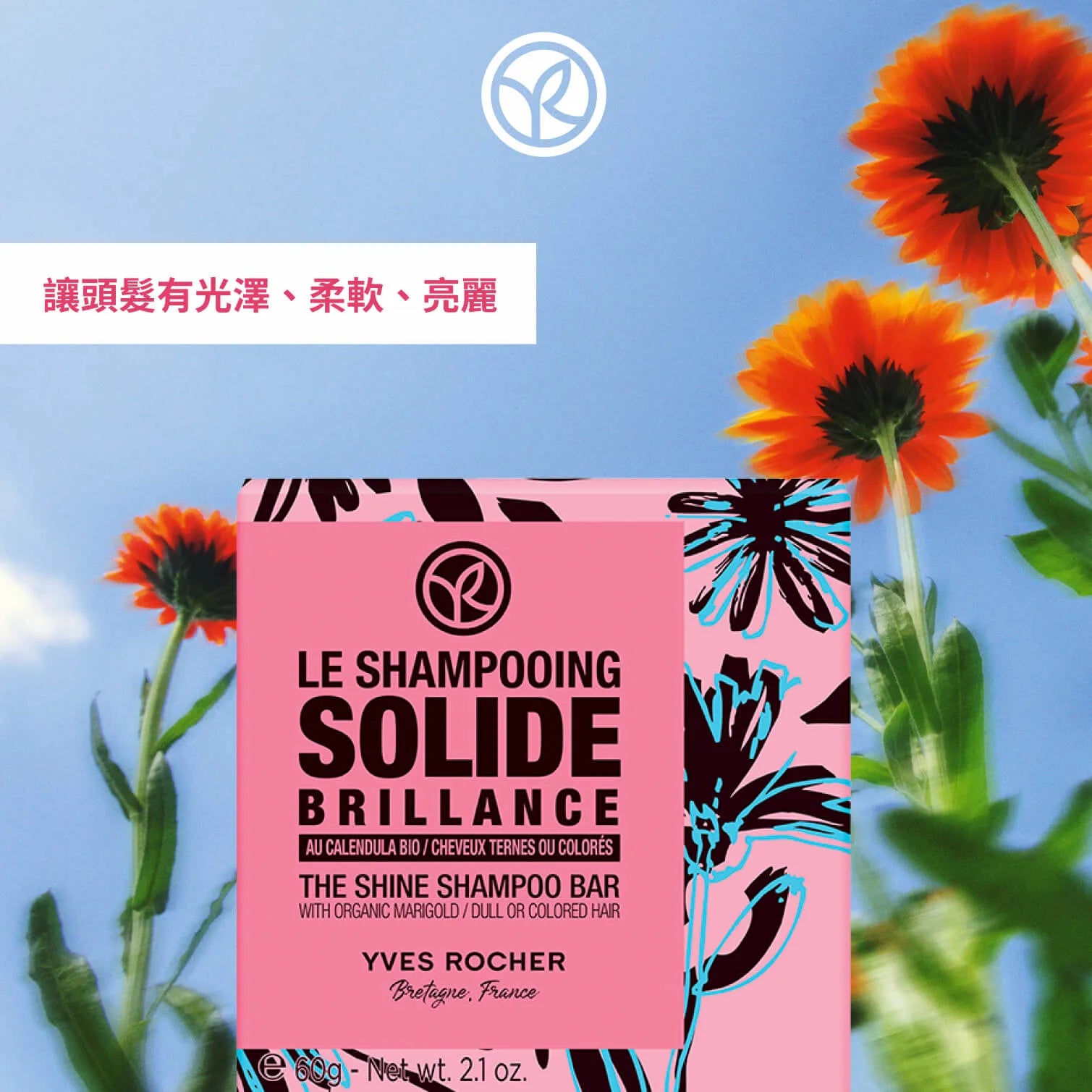 清爽亮澤洗髮皂 60g