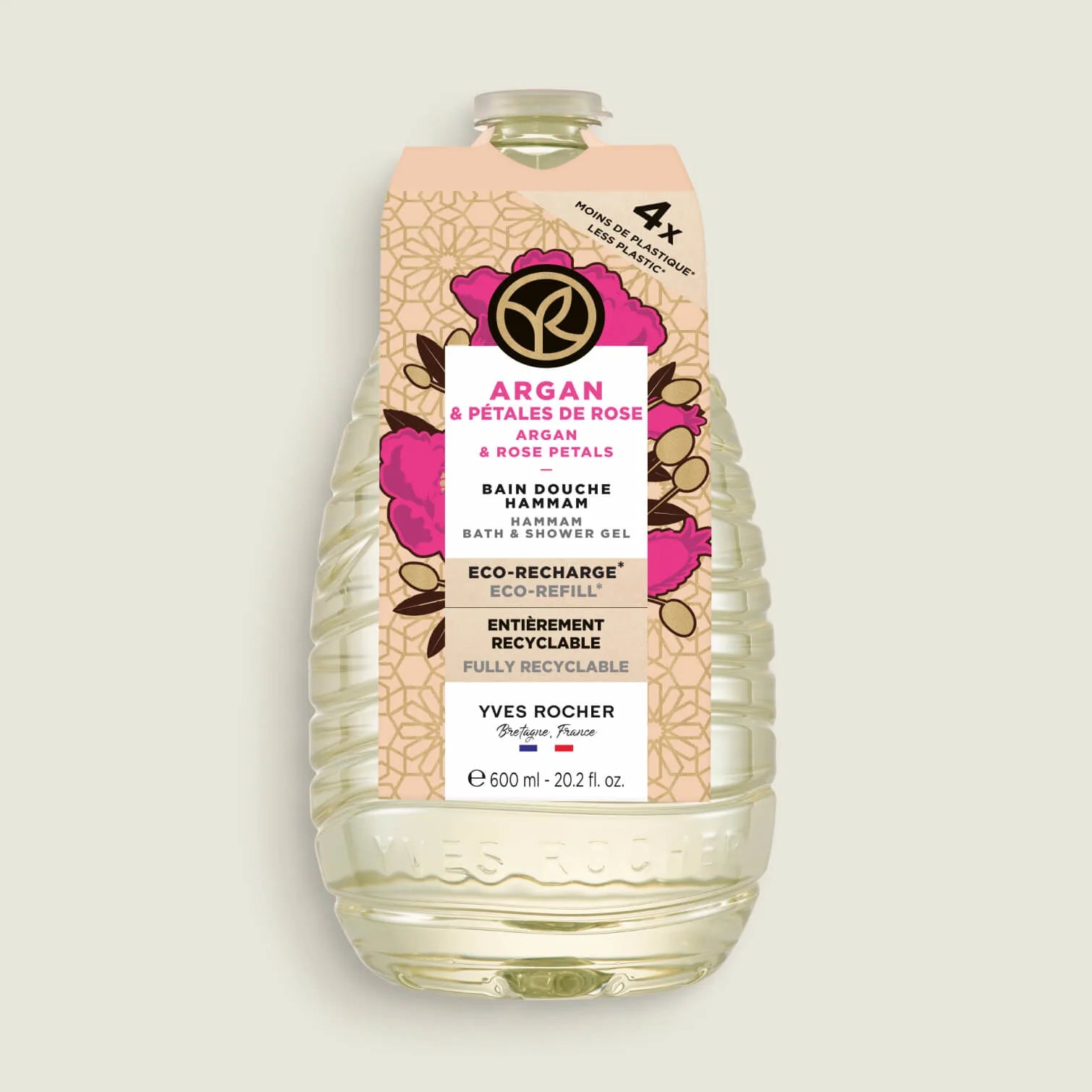 Eco-Refill Argan & Rose Shower Gel 600ml