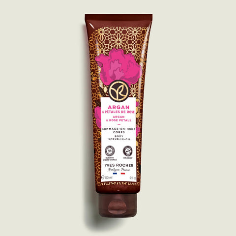 Argan & Rose Petals Body Scrub-in-Oil 150 ml