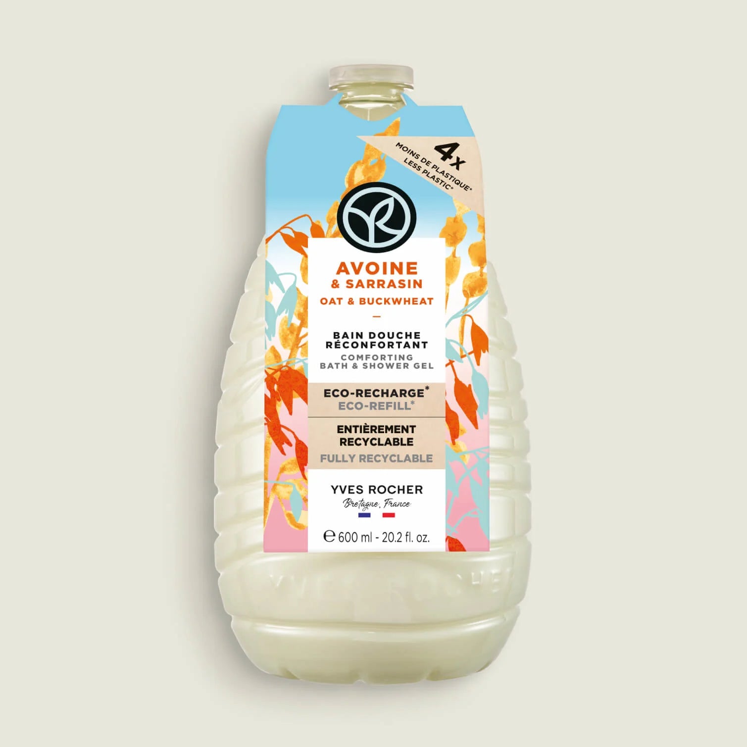 Eco-Refill Buckwheat & Oat Milk Shower Gel 600ml