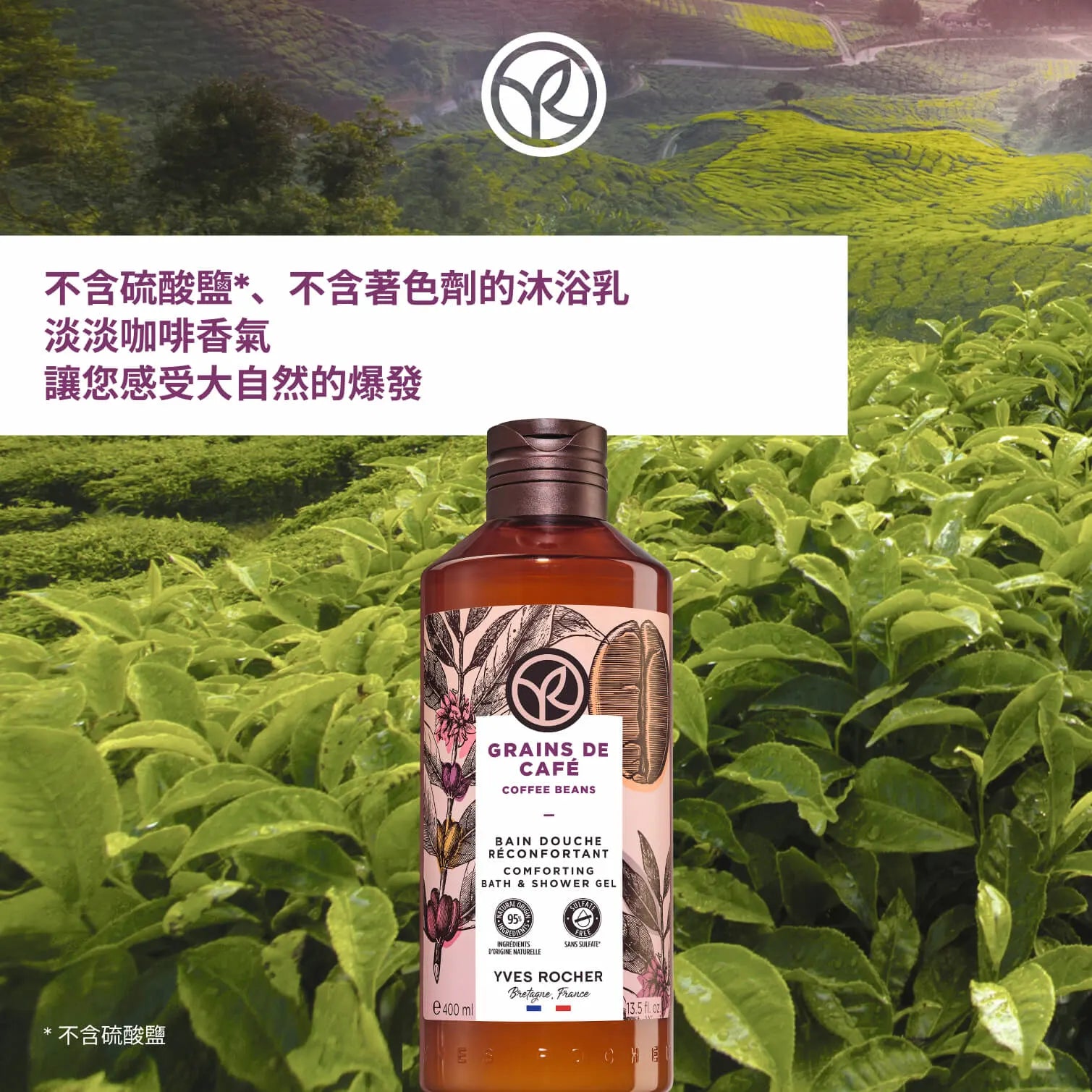 咖啡豆香沐浴露 400ml