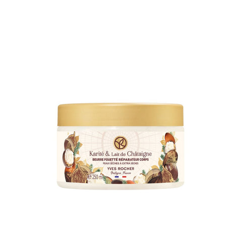 Whipped body butter Shea butter & Chestnut milk jar 250ML