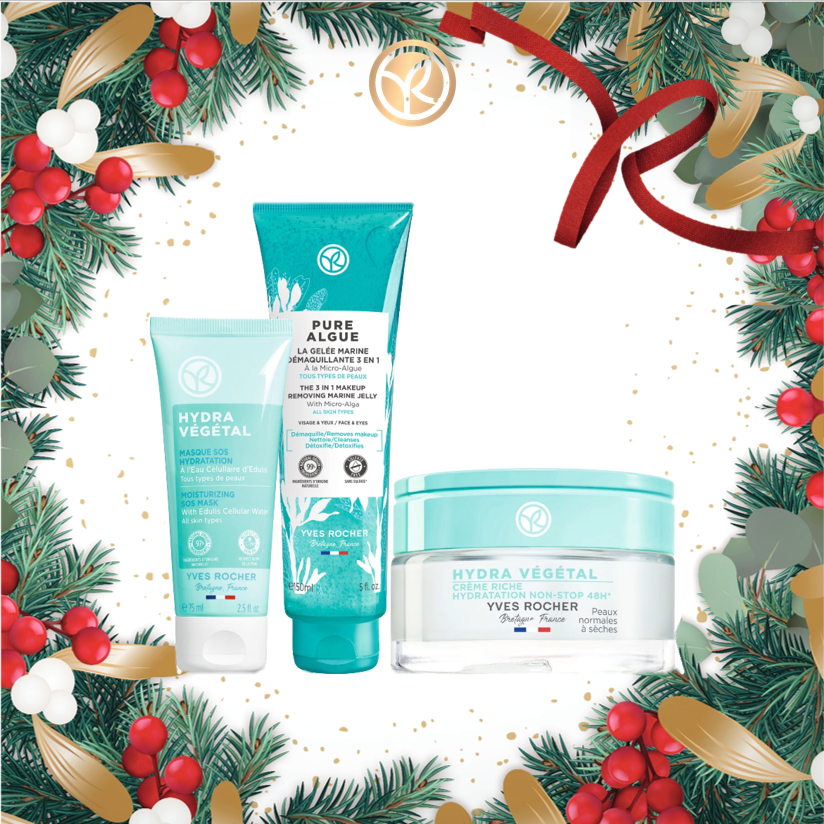 [節日套裝] 微海藻注氧排毒保濕套裝