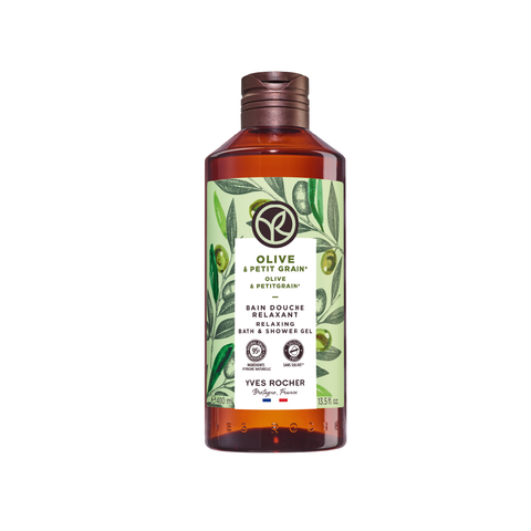 Relaxing Olive Petitgrain Bath and Shower Gel 400ml