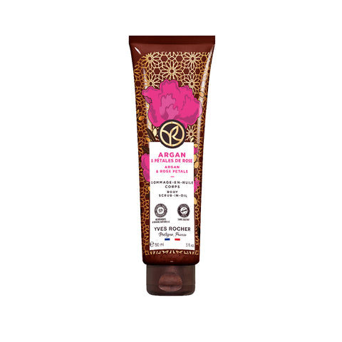 Argan & Rose Petals Body Scrub-in-Oil 150 ml