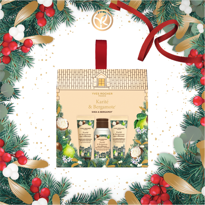 [聖誕限定] 乳木果佛手柑沐浴柔膚禮盒