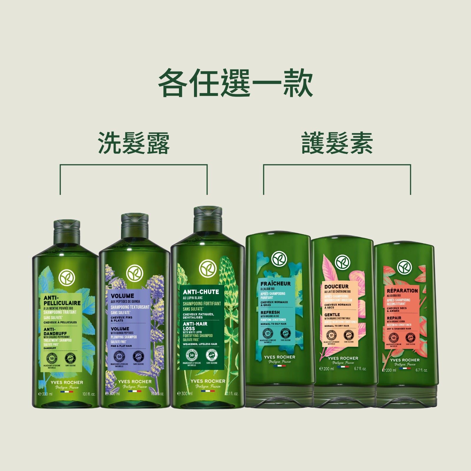 [官網限定] 洗髮露x護髮素組合