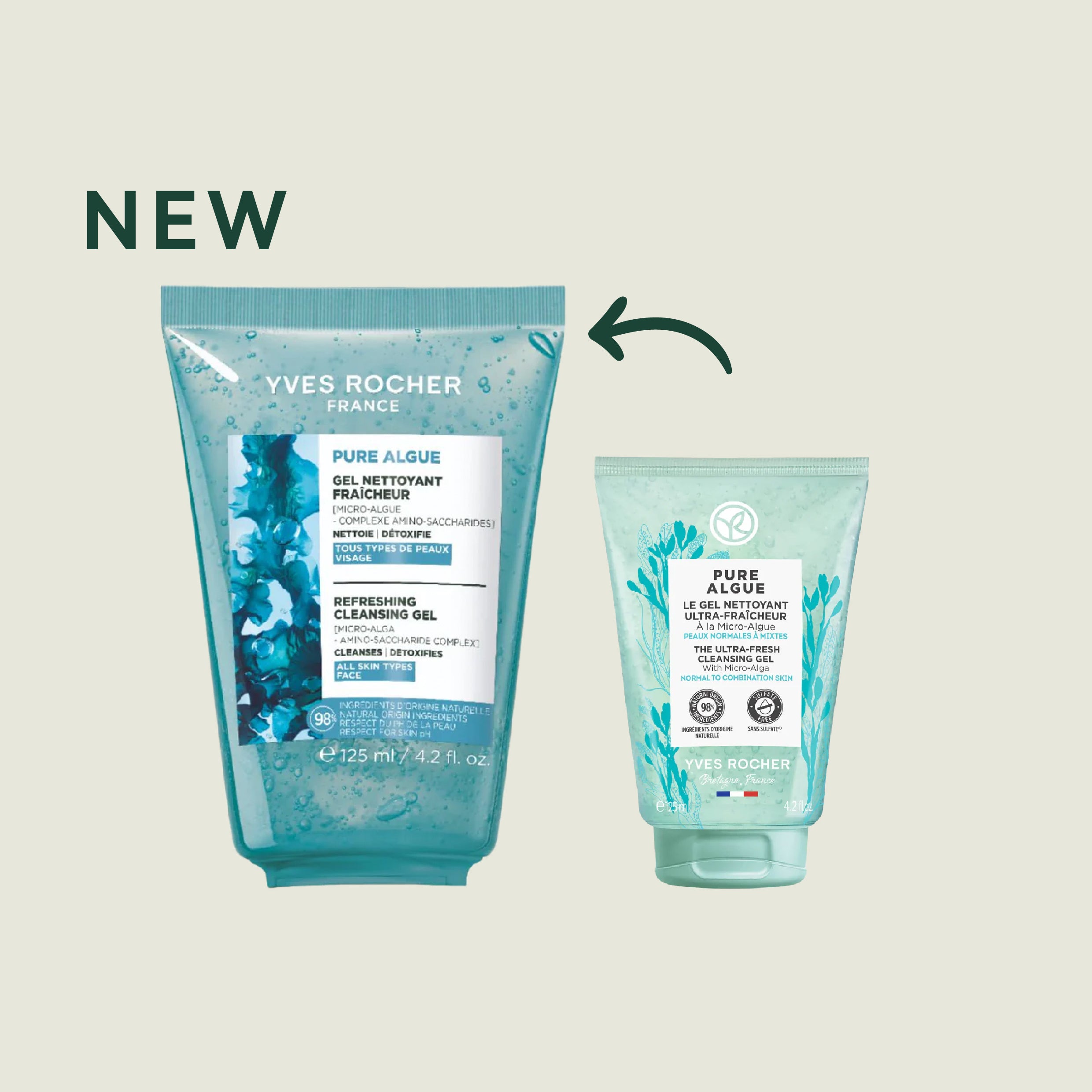 Pure Algue Refreshing Cleansing Gel 125ML